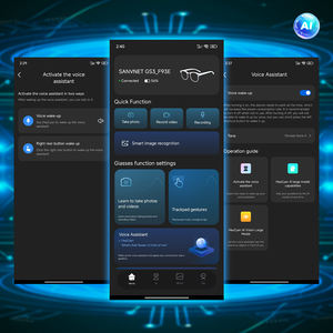 Kacamata Pintar Sanvnet GS3 AI dengan Kamera 8MP 4K, Transmisi Wi-Fi, Rekam Panggilan & Musik BT, Lensa Ganda, Headset yang Dapat Dipakai, Kacamata Pintar - Product Image 6