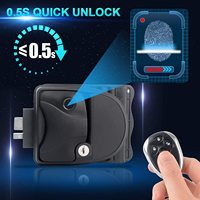 Accessoires pour camping-cars, serrure intelligente à empreintes digitales sans clé pour camping-car, caravane, alliage de zinc