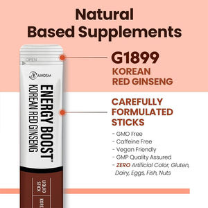 Meilleure vente Gouttes liquides de ginseng Panax végétalien Extrait de ginseng rouge Boisson orale énergétique saine pour adultes Soutien immunitaire Personnalisable - Product Image 5