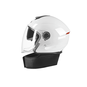 CL Universal Fit Open Face <span class=keywords><strong>Moto</strong></span> Demi <span class=keywords><strong>Casque</strong></span> DOT Approuvé ABS Shell Toutes Saisons Remplacement pour Cruiser Motos - Product Image 2