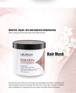 de queratina para el cabello, máscara de protección para el tratamiento de seda de reparación de cabello dañado con 100% de bril - Product Image 5