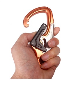 Mousqueton autobloquant en alliage d'aluminium <span class=keywords><strong>35</strong></span> <span class=keywords><strong>KN</strong></span>/3500 kg, outil de sport en plein air, randonnée, alpinisme, équipement de cyclisme - Product Image 3