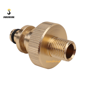 เครื่องพ่นโฟมล้างรถแรงดันเครื่องล้างหิมะโฟมทำความสะอาดรถอะแดปเตอร์ปืนโฟมสำหรับขั้วต่อ Bosch AR Mac <span class=keywords><strong>Black</strong></span> <span class=keywords><strong>Decker</strong></span> 1/4 "ตัวผู้ - Product Image 3