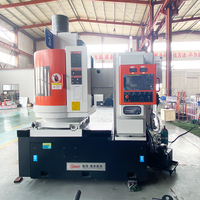 Rectificadora de Superficies de Mesa Redonda de Eje Horizontal CNC de Alta Precisión, Máquina de Rectificado Plano de Precisión para Piezas de Válvulas y Rodamientos