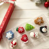 Calendrier de l'Avent Squishies en Caoutchouc Noël 2026 – Jouet à Presser – Emballage Cadeau – 14 Ans et Plus