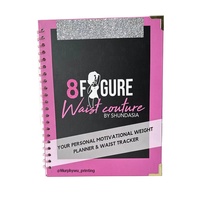 Carnet de planification personnalisé 8x10 pouces pour 52 semaines de yoga, gym, perte de poids, santé et remise en forme / Journal d'entraînement quotidien