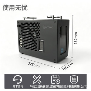 อุปกรณ์ระบายความร้อนซีพียู Ococooc ขนาด 120x120x25 มม. ฮีทซิงค์อะลูมิเนียมแบบเงียบ รองรับหลายแพลตฟอร์ม - Product Image 4