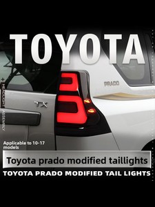 Luces de Freno Traseras Secuenciales Ahumadas para <span class=keywords><strong>Toyota</strong></span> Prado Serie 150 10-17, Sin Necesidad de Cableado - Product Image 6
