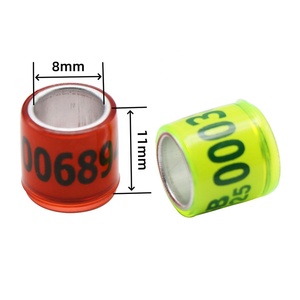 2026 Aangepaste 8mm Aluminium Duivenvolgringen Plastic Vogelraces Koningsduiven Voetringen - Product Image 6
