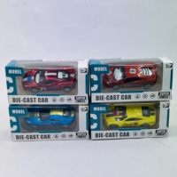 Mini voitures jouets en alliage moulé sous pression, bus de course à friction et à rétrofriction, kart, camion de construction, camion de pompiers pour enfants, cadeaux de jeu d'imitation