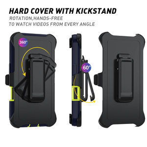 Armadura a prueba de golpes Defender Phone Case para iPhone 11 12 13 14 15 <span class=keywords><strong>Pro</strong></span> Max <span class=keywords><strong>X</strong></span> XS XR XSMAX 7 8 Plus SE2 SE4 Hard PC + TPU Back Cover - Product Image 5