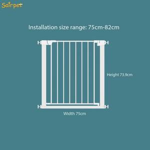 ประตูกั้นสุนัขแบบติดตั้งง่าย ปิดอัตโนมัติ ติดตั้งด้วยแรงกด รั้วนิรภัยสำหรับสัตว์เลี้ยง ปรับขนาดได้ สำหรับประตู - Product Image 1