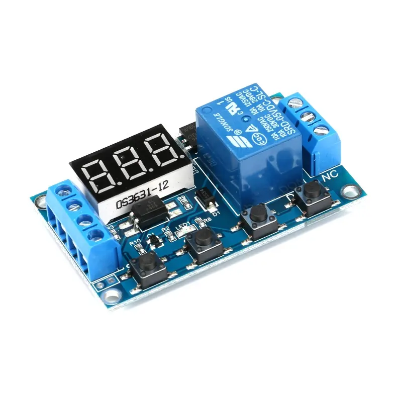 Módulo de relé de 1 canal y 5V, módulo de relé de retardo de tiempo, interruptor de apagado/encendido, Ciclo de sincronización, módulo de relé de temporizador de 999 minutos