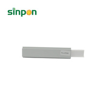 Profilé en aluminium extrudé ALU2308 23,2 mm * 8 mm pour bande LED, avec diffuseur et rail pour éclairage à bande LED