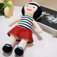 Muñeca de Peluche Personalizada con Personaje de Libro, Juguete de Peluche Suave para Niñas, Muñeca de Tela Personalizada OEM ODM para Regalo y Promoción Infantil