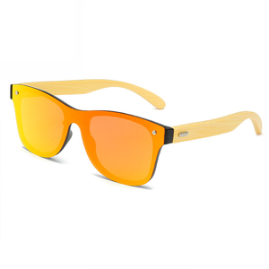 2024 Goedkope Groothandel Custom Logo Meerdere Kleur Frame Heren Dames Gerecycled Bamboe Zonnebril Met Ac Zonnebril <span class=keywords><strong>Lens</strong></span> - Product Image 5