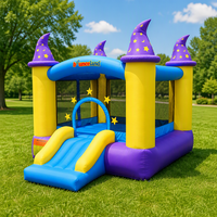 Château gonflable pour enfants de haute qualité, respectueux de l'environnement, avec toboggan, trampoline pour sauter, garantie de 3 ans