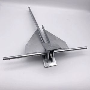 L'immersion chaude Offre Spéciale d'acier au carbone d'accessoires de yacht de bateau a galvanisé l'ancre 2.5KGS Danforth - Product Image 1