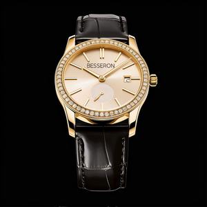 Reloj de Mujer con Caja Redonda y Diamantes, Estilo Retro, Alta Calidad, Unisex, Movimiento Tourbillon Antiguo Chino - Product Image 3