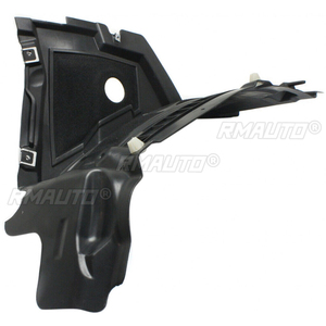 ชุดบังโคลนหน้าคู่ สำหรับ Audi A6 2012-2015 Quattro บังโคลนหน้าส่วนหน้า ป้องกันน้ำกระเซ็น วัสดุ ABS อุปกรณ์ตกแต่งรถยนต์ ซ้ายและขวา - Product Image 4