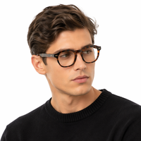 Lunettes de soleil rondes en acétate pour hommes et femmes, montures de lunettes optiques classiques de qualité supérieure