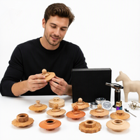 Boîte à fumer en bois massif, ensemble de fumoir à cocktails, dôme de fumée, filtre, outil de mixologie, couvercle de fumage, design moderne et minimaliste