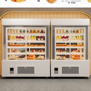 Vitrine réfrigérée commerciale pour gâteaux avec porte coulissante avant/arrière, vitrine de boulangerie - Product Image 5