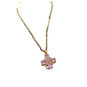 Collar Delicado de Perlas para Mujer, Piedra Natural con Microincrustaciones, Cadena de Bambú, Estilo Deportivo, Simple, Estilo Instagram, Exquisito - Product Image 2