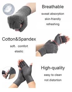 ถุงมือสำหรับผู้หญิงถุง<span class=keywords><strong>มือ</strong></span>ข้ออักเสบข้อ<span class=keywords><strong>มือ</strong></span>สำหรับกายภาพบำบัดป้องกันการลื่นและกายภาพบำบัดสีเบจ - Product Image 3