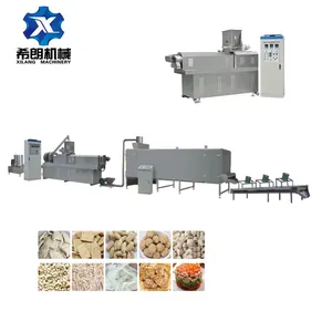 Tvp Chunks Textured Meat Soya Protein Soya Bean Chunk Lowest Price Range Machine Protein Meat Analog Soy Nugget Machine