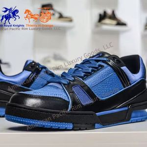 Zapatillas de Deporte de Diseño de Alta Calidad 2024, Zapatillas de Moda Casual de Lujo para Correr, Caminar, Estilo Deportivo para Hombre, Zapatillas de Tenis de Cuero Genuino - Product Image 1
