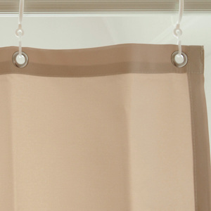 Baño personalizado baño a prueba de agua grado rojo tela resistente al moho forro al por mayor Hotel impermeable Cortina de ducha lisa - Product Image 5