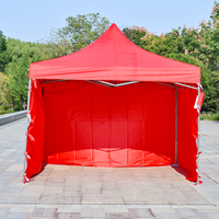 Tente pliante d'extérieur avec logo personnalisé, gazebo publicitaire pour salon professionnel et promotion