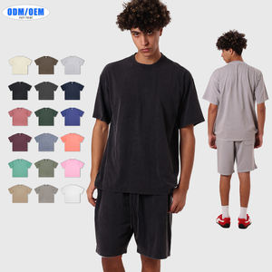 Camiseta de Hombre 100% Algodón, de Lujo, Cuello Redondo, Hombros Caídos, Diseño Personalizado con Logotipo, Estilo Urbano, para Hombre - Product Image 4