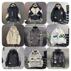 <span class=keywords><strong>Doudoune</strong></span> thermique camouflage pour hommes personnalisée avec <span class=keywords><strong>capuche</strong></span> imperméable Long manteau d'hiver style décontracté fermeture à glissière - Product Image 4