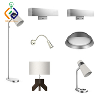 Lampe de bureau Kawell Hilton Garden Inn Premium avec base en bois en forme de trépied, fournisseur d'usine, lampe de table pour l'approvisionnement des chaînes hôtelières