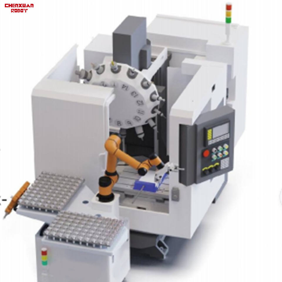Unit Load Robot Flexible Compact Collaborative Loading Unloading Robot PLC 5KG Payload ...
