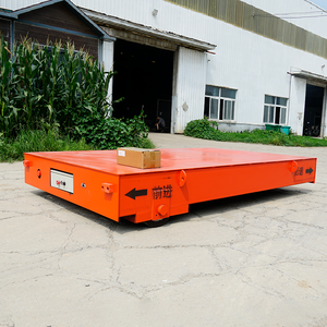 Nuevo Carro de Transferencia Eléctrico de <span class=keywords><strong>20</strong></span> Toneladas, Carro de Transporte de Materiales Pesados con Batería, Sin Rieles, con Control Remoto Inalámbrico - Product Image 2