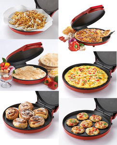 Crêpière électrique <span class=keywords><strong>mini</strong></span> ronde de 12 pouces et 16 pouces, plaque de cuisson électrique pour pizza et crêpes - Product Image 5