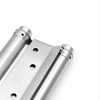 Charnière à ressort Double Action en acier inoxydable, balançoire de porte de café, Saloon, fermeture automatique, livraison gratuite