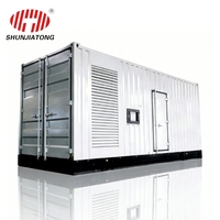 Centrale Électrique Diesel Conteneurisée 1000kW 1200kW 1500kW, Puissance de Pointe, Moteur Weichai Yuchai SDEC, Démarrage Automatique, Usage Intensif