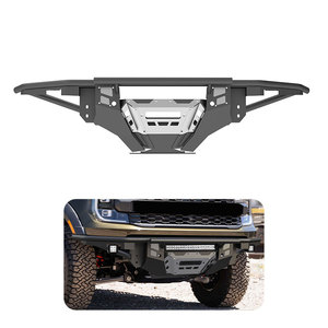 Accessoires de luxe <span class=keywords><strong>4x4</strong></span> pare-chocs avant de <span class=keywords><strong>treuil</strong></span> en acier noir texturé modulaire tout-terrain <span class=keywords><strong>pour</strong></span> <span class=keywords><strong>Ford</strong></span> <span class=keywords><strong>Ranger</strong></span> 2024 - Product Image 2