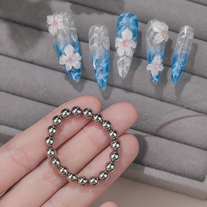 Fuerte succión Cat Eye Net Red Ice Flower Design Magnet Beads 20 5mm Nail Art Supplies <span class=keywords><strong>para</strong></span> <span class=keywords><strong>principiantes</strong></span> - Product Image 4