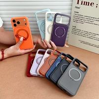 Étui de téléphone à support magnétique invisible pour iPhone 18 17 Pro Max, accessoires de téléphone portable antichoc pour iPhone 11 12 13 14 15 16