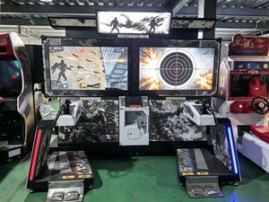 Máquina <span class=keywords><strong>de</strong></span> Arcade <span class=keywords><strong>de</strong></span> Disparos con Pantallas Dobles, <span class=keywords><strong>Simulador</strong></span> <span class=keywords><strong>de</strong></span> Tiro Operado con Monedas para Centros <span class=keywords><strong>de</strong></span> <span class=keywords><strong>Juego</strong></span>, FEC, Parques <span class=keywords><strong>de</strong></span> Diversiones, Adultos y Niños - Product Image 3