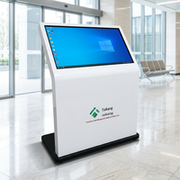 Kiosco Interactivo Todo en Uno con Pantalla Táctil en Forma de L, Pantalla Electrónica Interactiva para Presentaciones Corporativas, Pantallas Táctiles con Indicación de Dirección