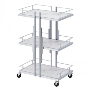 Hot-sale Salon <b>Tools</b> Hairdressing Hand Cart with Wheel Metal Beauty Salon <b>Trolley</b> - Product Image 5