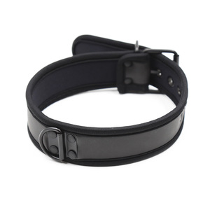 BDSM gioco di ruolo per adulti in acciaio inox giocattoli sessuali in pelle regolabile collo collare imbracatura per il corpo guinzaglio per animali domestici manette proprietà di Bondage - Product Image 1