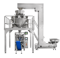 Machine d'emballage et de conditionnement verticale entièrement automatique pour bonbons, café, riz, granulés, sel, haricots, glace