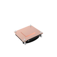 Xinhao gros 1U radiateur LGA1700 pour ordinateur hôte refroidissement TDP 125W base en cuivre ailette en cuivre avec ventilateur serveur CPU refroidisseur